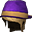 Chapéu de Praia (Roxo)